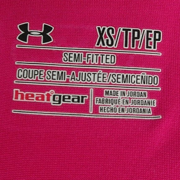 Under Armour Heatgear Fuchsia Tank Top  X-Small - Picture 4 of 7